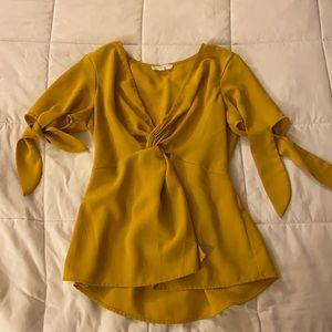 Mustard Yellow Blouse